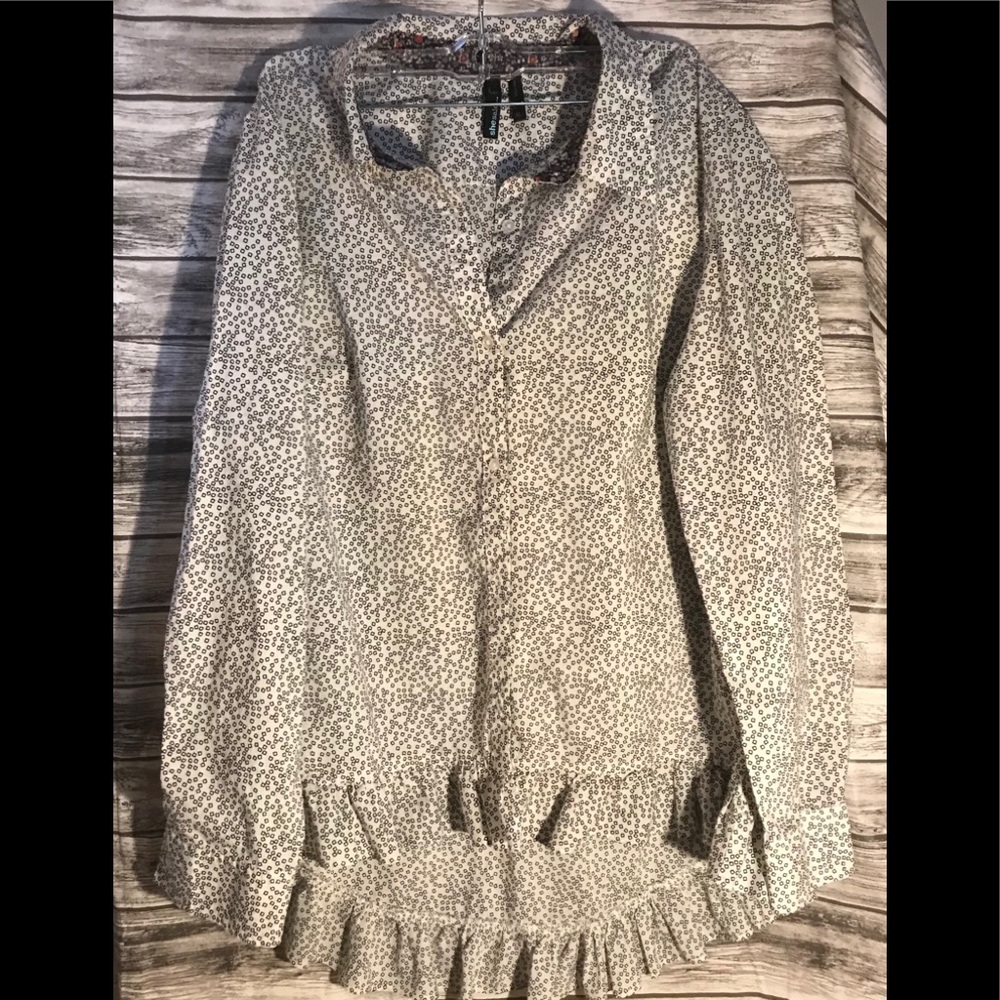 She Said blouse.  Long sleeve.  Size XL.